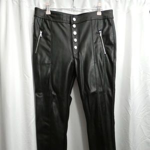 Black Leather Pant